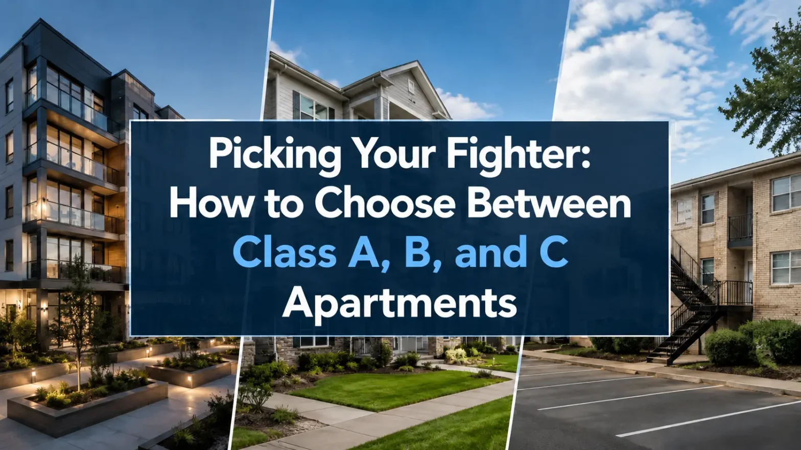 Class A, B, and C Apartments